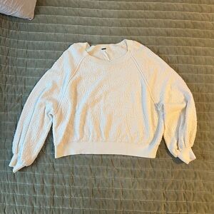 Free people Cream Knit Sweater